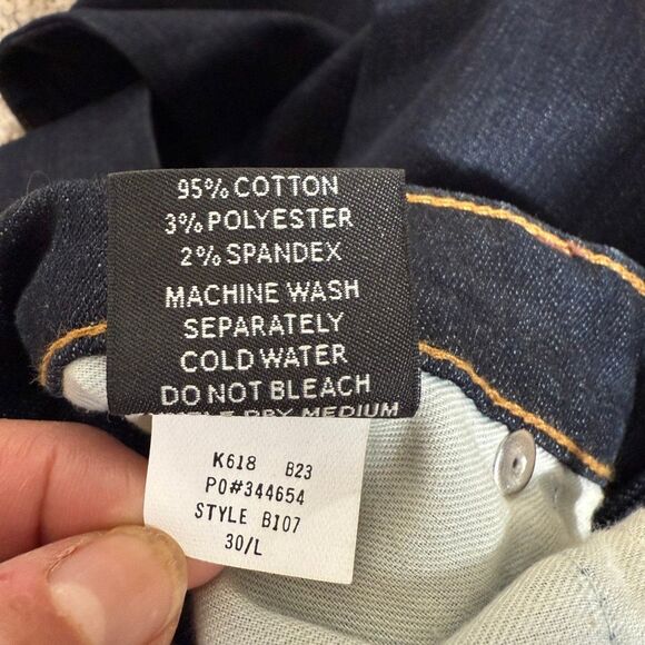 BKE Reserve Women’s Stella Dark Wash B107 Kick Flare Stretch Jean Size 30 Long - Picture 7 of 7